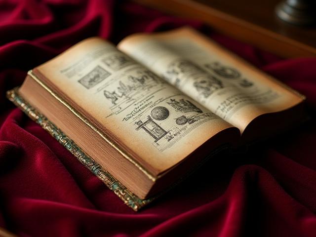 Un libro antiguo de aspecto valioso con tapas de cuero y páginas amarillentas, probablemente sobre física o filosofía natural.